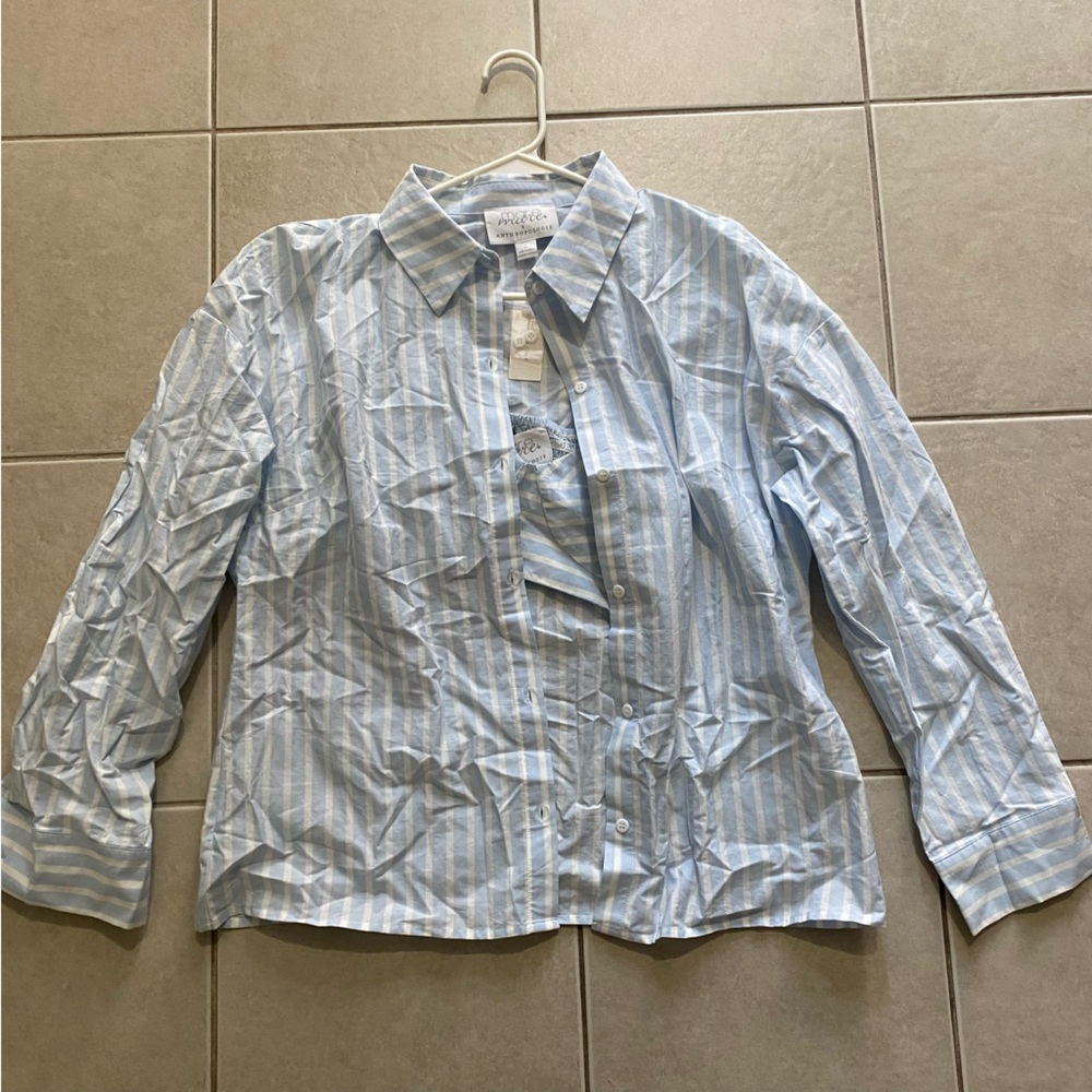 Anthropologie L set with tags on